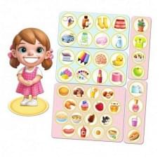 Дерев'яна настільна гра "Їстівне-неїстівне" Ubumblebees (ПСФ091) PSF091 сортер-комодик