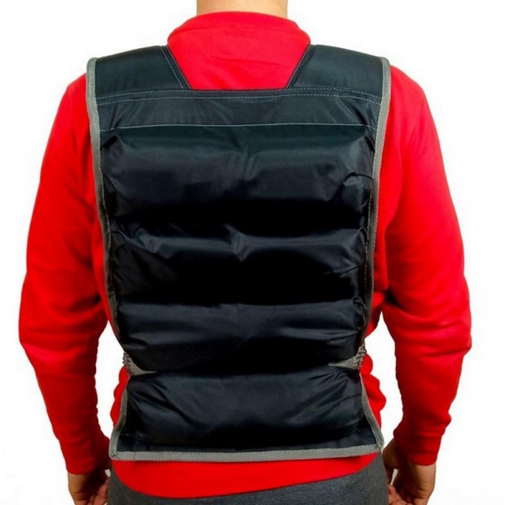 Обважнювальний жилет EasyFit EF-VST-18 чорний, 18 кг