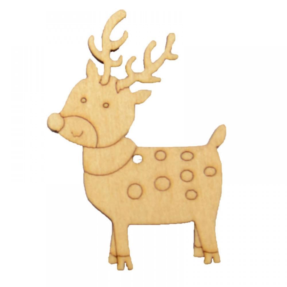 Набір для творчості новорічний Розпис акриловими фарбами "Олень та пінгвін" Умняшка НГ-002/2