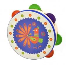 Дерев'яна іграшка Бубон "Павич" MD 0367-59 діаметр 15 см