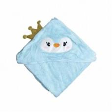 Дитячий рушник з капюшоном MGZ-0640(Blue) розмір 80х80 см