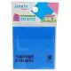 Стікери прозорі для нотаток Р71-1, 50 аркушів, 76 х 76 мм Синій