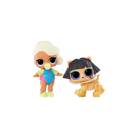 Набір ігрових фігурок L.O.L. Surprise! 987819 серії «OPP Tot + Pet» - СЕРФЕР БЕЙБІ ТА МЯУ