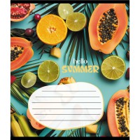 Зошит учнівський "Фруктовий сет" 018-530414K-2 в клітинку, 18 аркушів