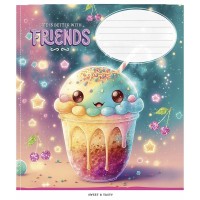 Зошит учнівський "Star" 012-3396K-4 в клітинку, 12 аркушів