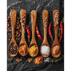 Картина за номерами "Різноманітні спеції" KHO5690 40х50см