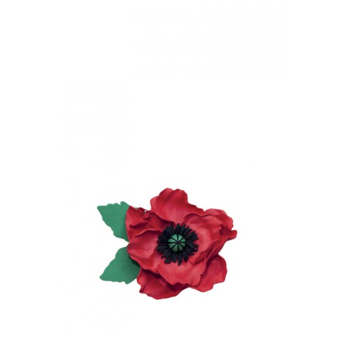 Набір для творчості "Заколка-брошка Мак" F-002 прикраси з фоамірану