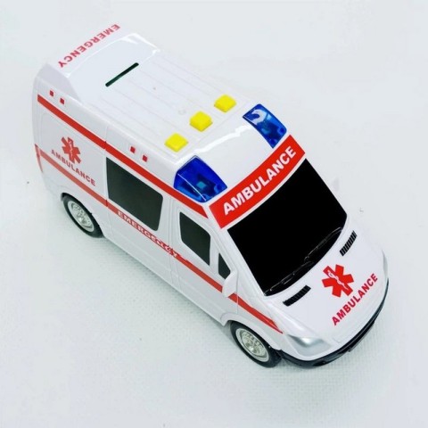 Дитяча автомодель "Швидка допомога" 7994, 17х7 см, звукові та світлові ефекти