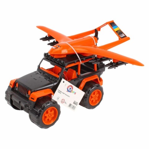 Ігровий набір транспорту "Позашляховик та Безпілотник" 0853TXK