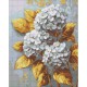 Алмазна мозаїка "Золота гортензія" ©art_selena_ua AMO8253, 40х50 см