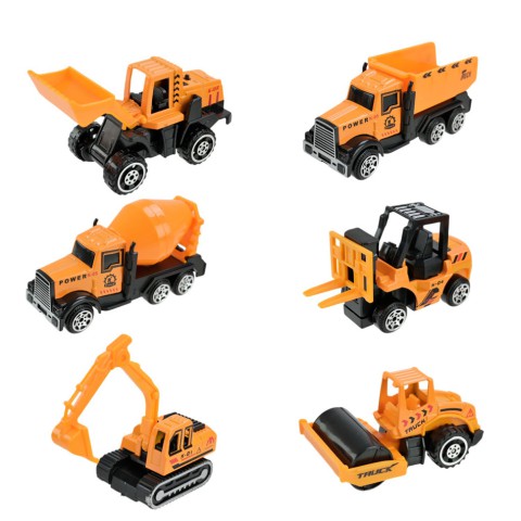 Дитячий трейлер із машинками PS006-4 у наборі 6 машинок