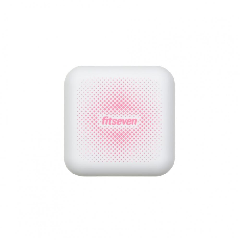 Кейс для капсул Fitseven UZSPACE TP005WP, білий з ромбами