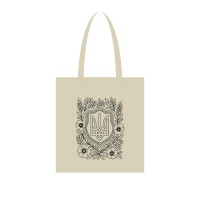 Екосумка для покупок "Герб України" Сумка-шоппер 190CCT-1 38 x 42 см (190г/м2)