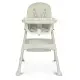 Стільчик для годування M 4136-2 Ice Gray, складаний, 5-ти точковий, екошкіра
