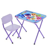 Дитячий столик складаний зі стільчиком M 5960-9 фіолетовий