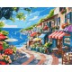 Картина за номерами "Приморське місто" KHO2792 40х50 см