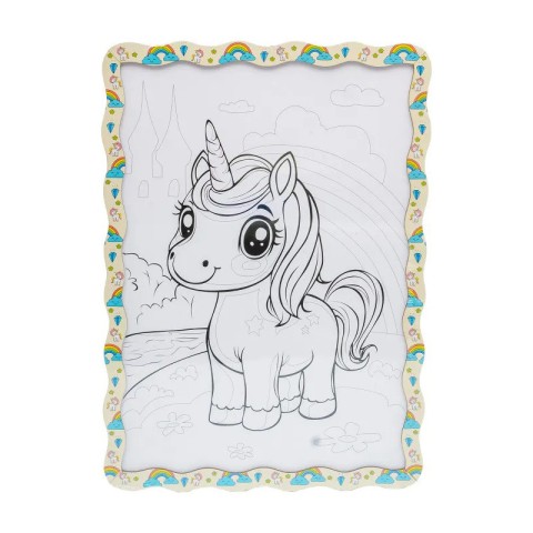 Дитячий набір для розпису по дереву "Милий Єдиноріг" Puz-22950 формат А3