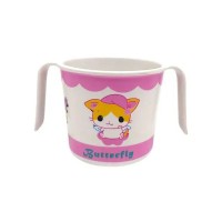 Чашка з бамбукового волокна MGZ-0150(Pink) з малюнком, 200 мл