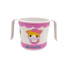 Чашка з бамбукового волокна MGZ-0150(Pink) з малюнком, 200 мл