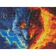 Алмазна мозаїка "Вовк" RDBS7026, 30х40 см