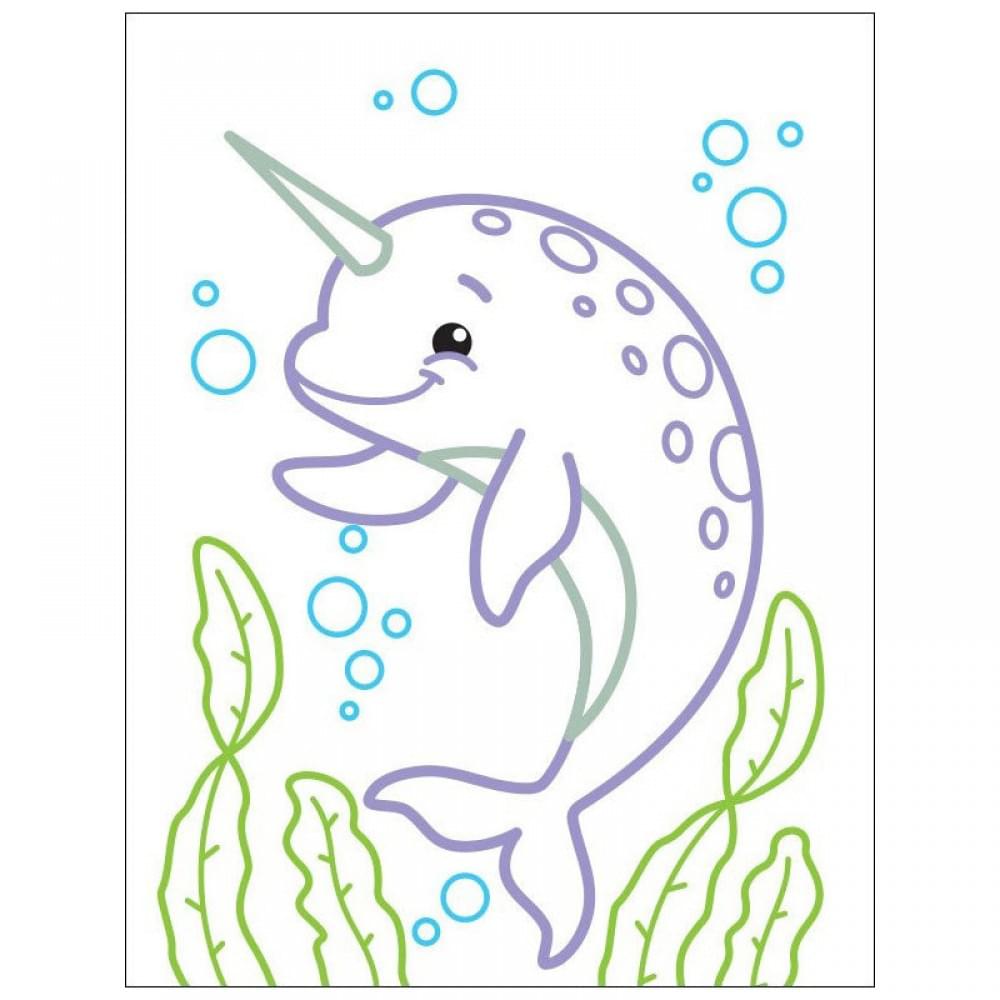 Дитячі кольорові розмальовки "Пінгвіненя" 18701, 2-3 роки