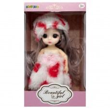 Дитяча іграшкова лялька 1361-6 шарнірна, розмір 15 см