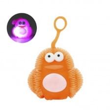 Іграшка-антистрес їжачок "Пінгвін" MS 3575(Orange) блимає, 7 см