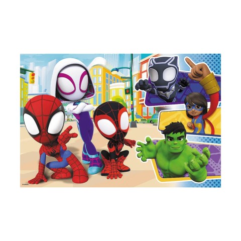 Дитячі пазли МАХІ Marvel "Спайдермен та його друзі" Trefl 14348 24 елементи