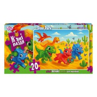 Дитячі м'які пазли "Dino Park" S20-10-06, 20 елементів