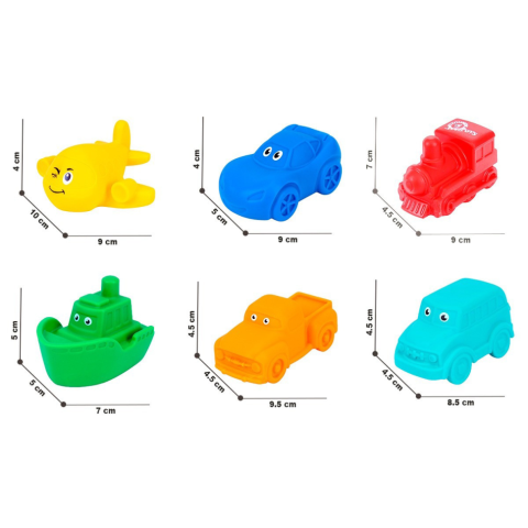 Іграшка "Набір для ванної ТехноК", арт.8973TXK, 6 шт.