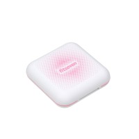 Кейс для капсул Fitseven UZSPACE TP005WP, білий з ромбами