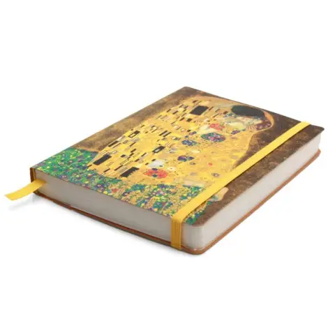 Щоденник-мотиватор недатований Густав Клімт "Поцілунок" 21201-KR у книжковій палітурці