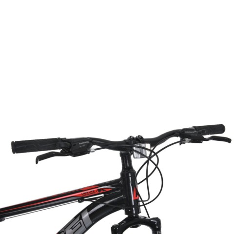 Велосипед MTB2602-2, 26 дюймів, алюмінієва рама 13 Shimano 21SP чорно-червоний