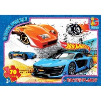 Пазли дитячі "Hot Wheels" FW771, 70 елементів