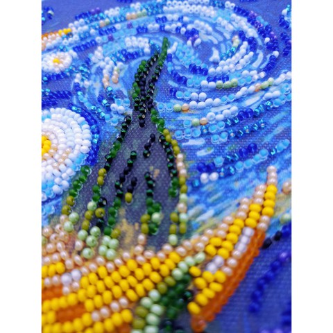 Набір-міді для вишивання бісером "Кіпарисовий місяць" AMB-089 20х20 см