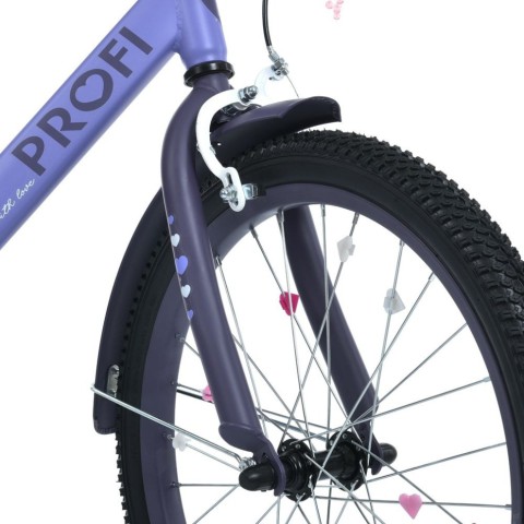 Велосипед дитячий MB 20043-1 колеса 20 дюймів, фіолетовий