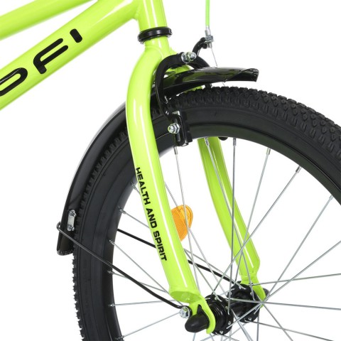 Велосипед дитячий MB 20013-1, 18 дюймів, салатовий
