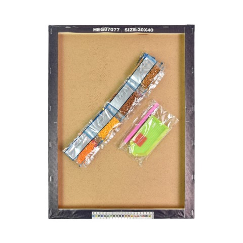 Алмазна мозаїка "Казанська ікона Божої Матері" HEG88125 30х40 см