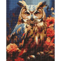 Алмазна мозаїка "Лісовий пугач" AMO7939 40х50см