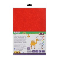 Набір кольорового фетрового паперу ZB.1914 А4, 10 кольорів 1,5 мм