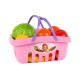 Ігровий набір продуктів 5354TXK в кошику Рожевий