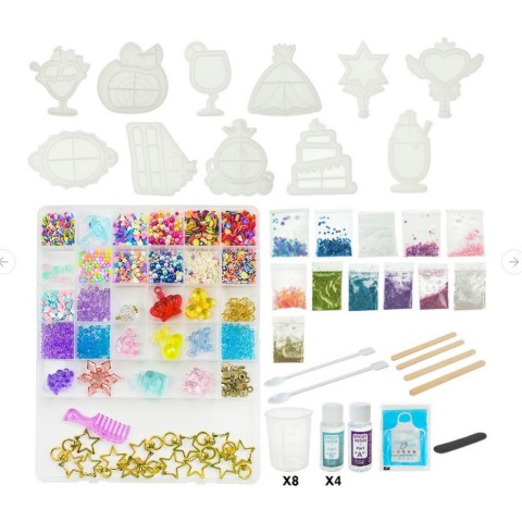 Дитячий набір для творчості "Resin Fidget Shakers" 9082E 12 силіконових форм