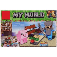 Конструктор дитячий "Minecraft" 66024-2, 42 деталі