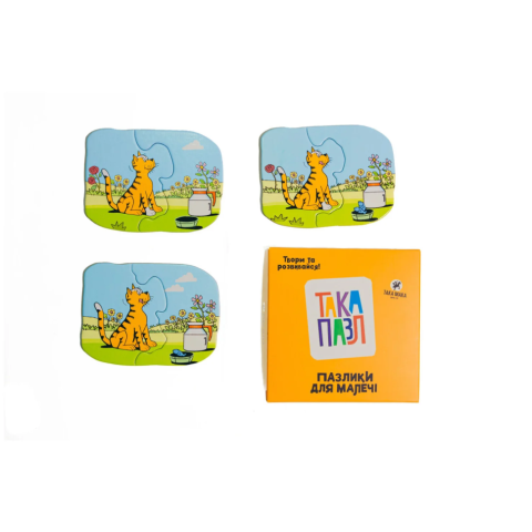 Дитячи Пазли "Котик" Така Мака 960216 6 елементів