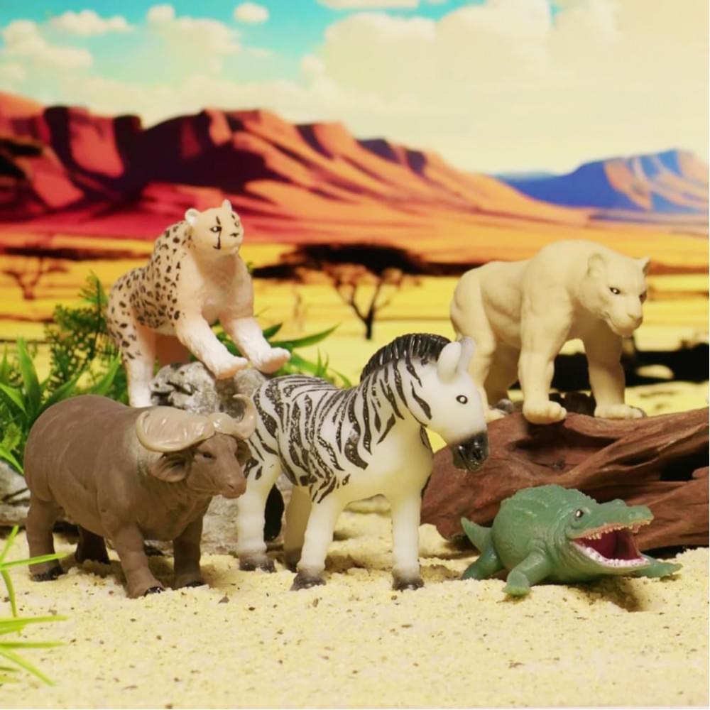 Стретч-іграшка сюрприз "Вартові савани" #sbabam 101/CN24 у вигляді тварини