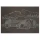 Гравюра А5 "Спорткар-1" ГрА5з-6 економ варіант у пакеті 21 х 14,8 см