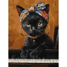 Картина за номерами "Незвична киця" ©art_selena_ua KHO6766, 30х40 см