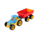 Дитячий трактор з причепом 3442TXK, 2 кольори Різнокольоровий