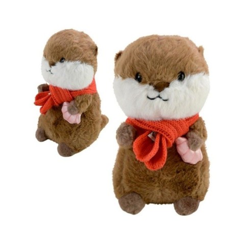 Дитяча м'яка іграшка "Видреня" C8502 з мушлею, розмір 28 см