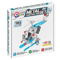 Дитячий Конструктор металевий "Вертоліт"ТехноК 4944TXK, 185 деталей